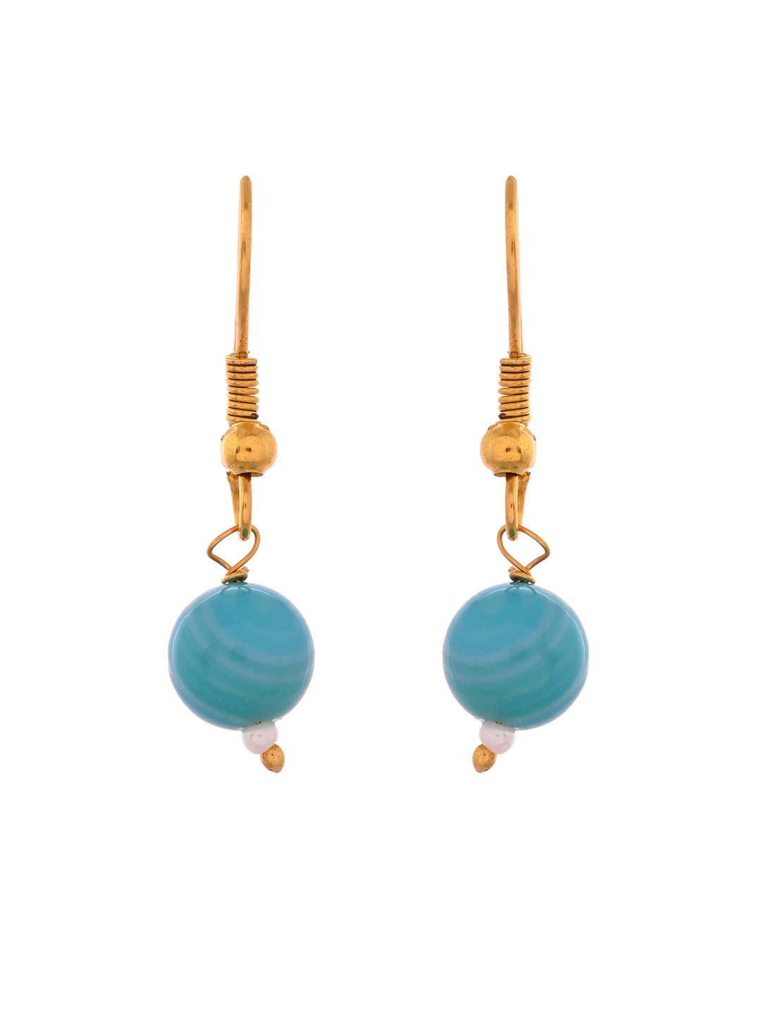 Semi-Precious Stone  Beaded Necklace Set with Earrings | Handmade Adjustable Statement Jewelry For Women