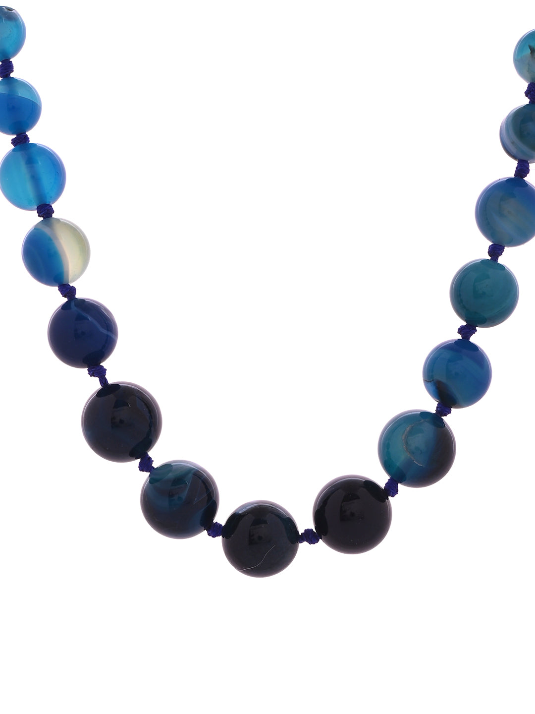 Semi-Precious Stone  Beaded Necklace Set with Earrings | Handmade Adjustable Statement Jewelry For Women