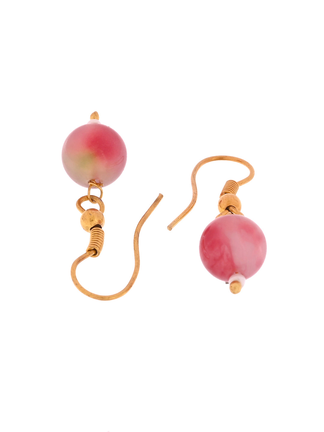 Semi-Precious Stone Beaded Necklace Set | Boho Statement Jewelry with Earrings