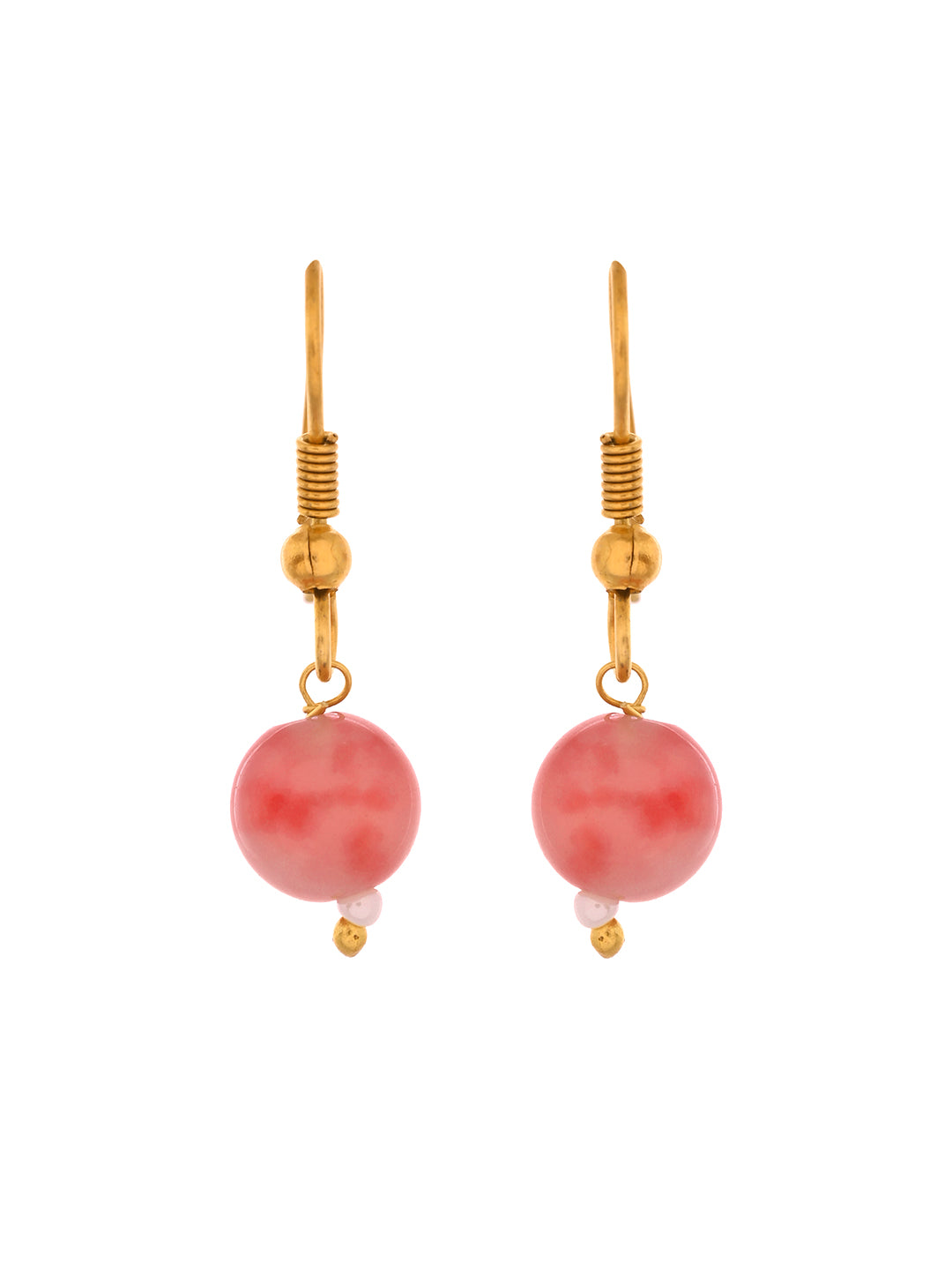 Semi-Precious Stone Beaded Necklace Set | Boho Statement Jewelry with Earrings