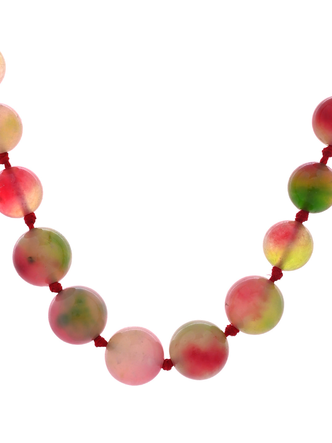 Semi-Precious Stone Beaded Necklace Set | Boho Statement Jewelry with Earrings