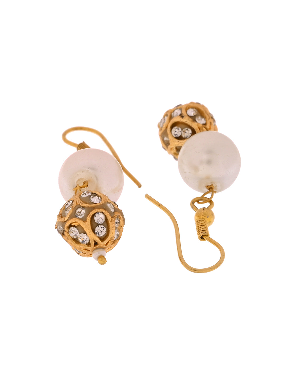 Semi-Precious Stone  Kundan Statement Necklace Set with Earrings | Multicolor Festive & Wedding Jewelry For Women