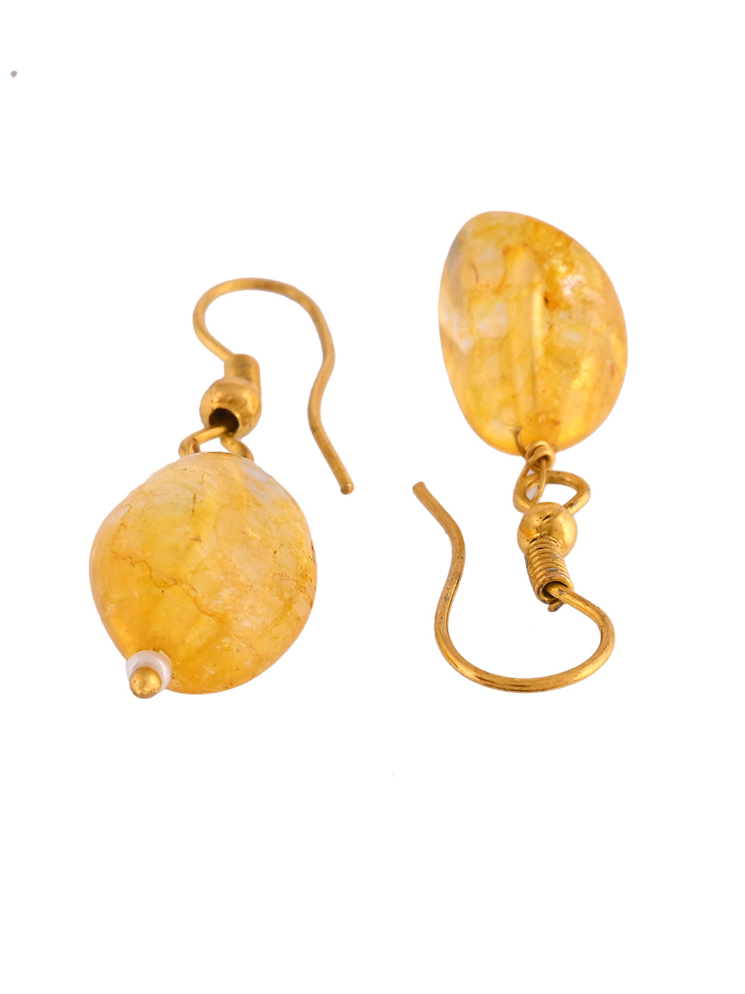 Semi-Precious Stone Multicolor Beaded Necklace Set with Earrings | Trendy Statement Jewelry For Women