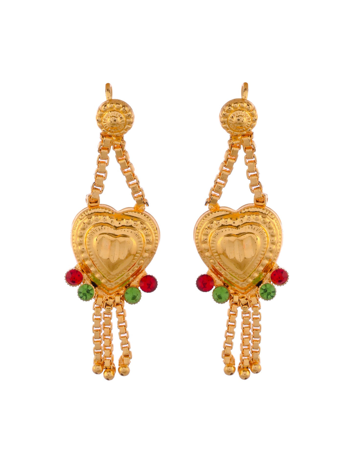 Gold Plated & Gold Toned Temple Jewellery Set