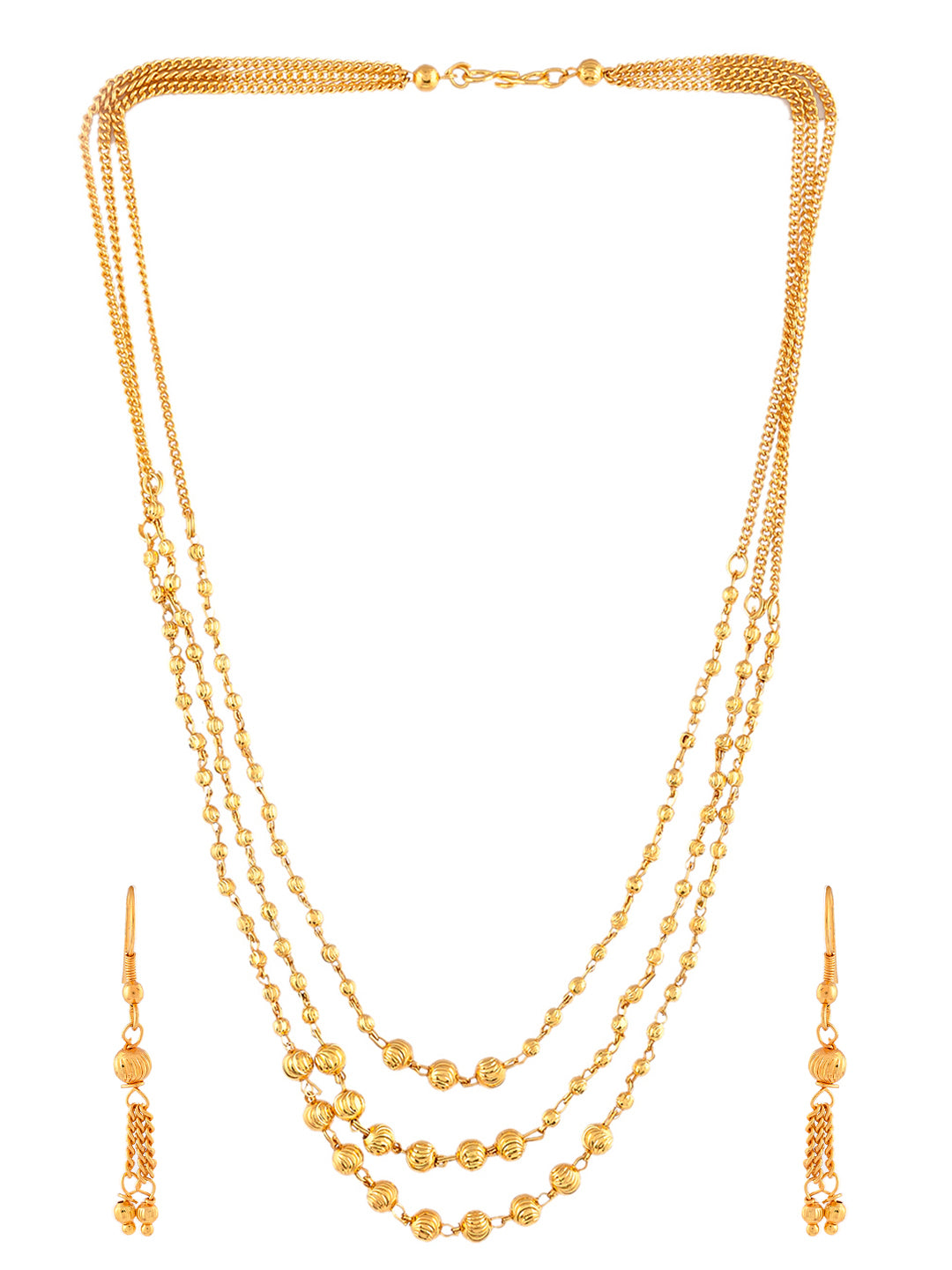 Gold Plated Filigree Jewelry set