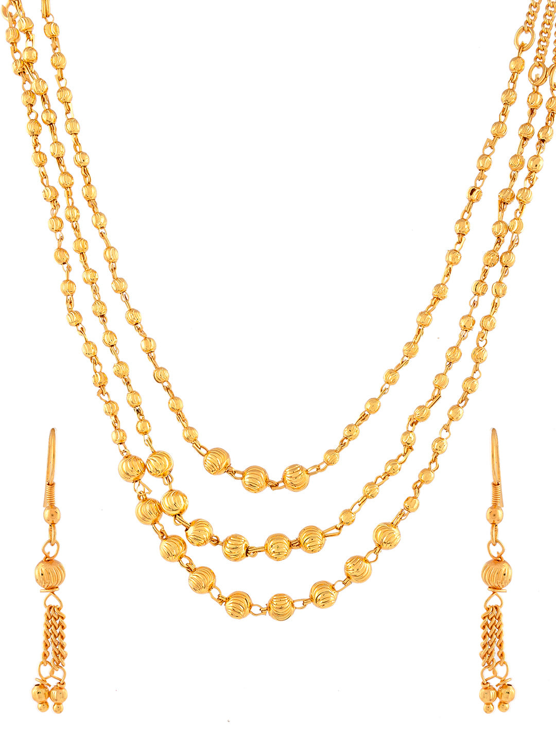 Gold Plated Filigree Jewelry set