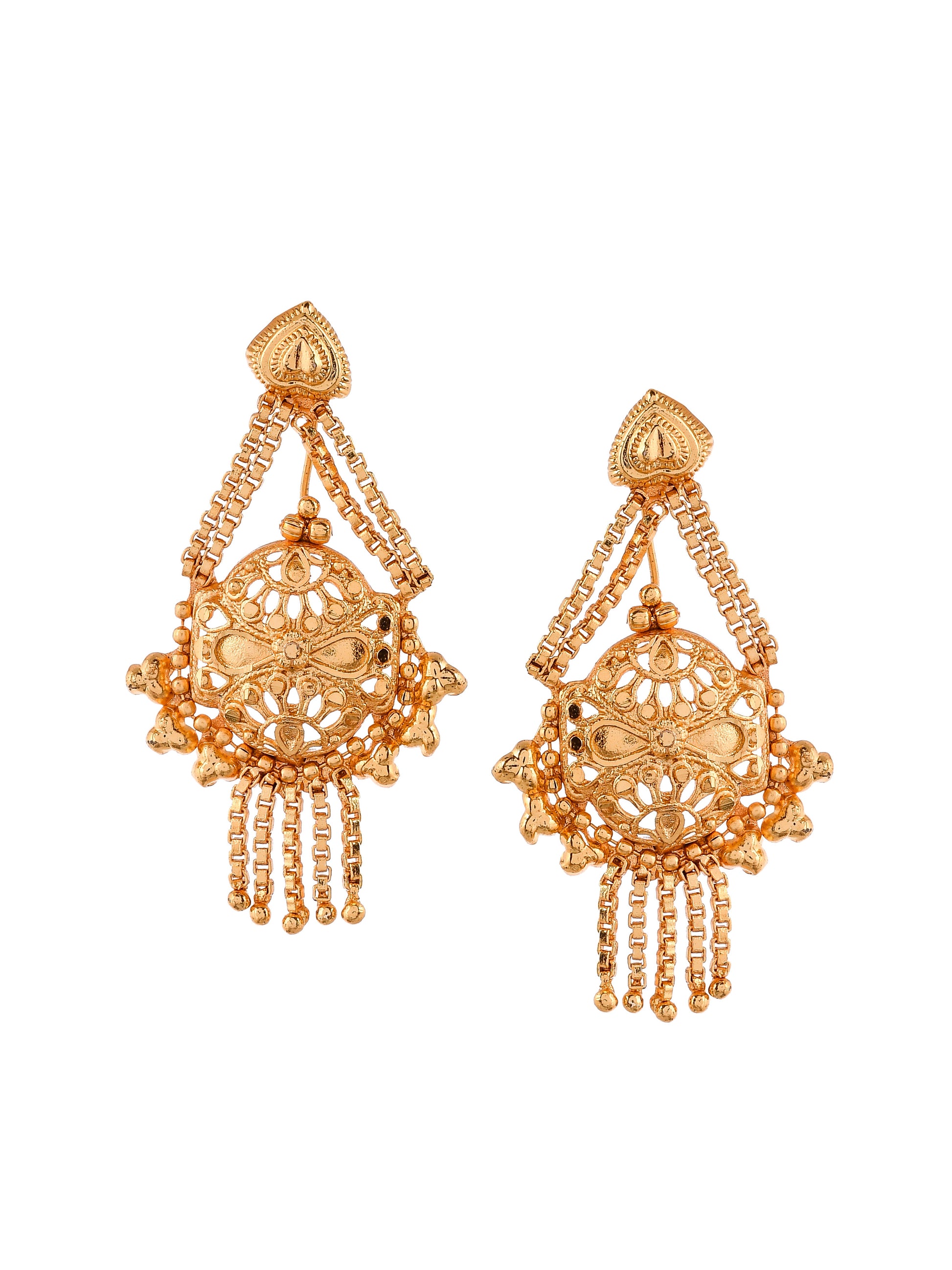Karvika Gold Plated Layered Jewellery Set