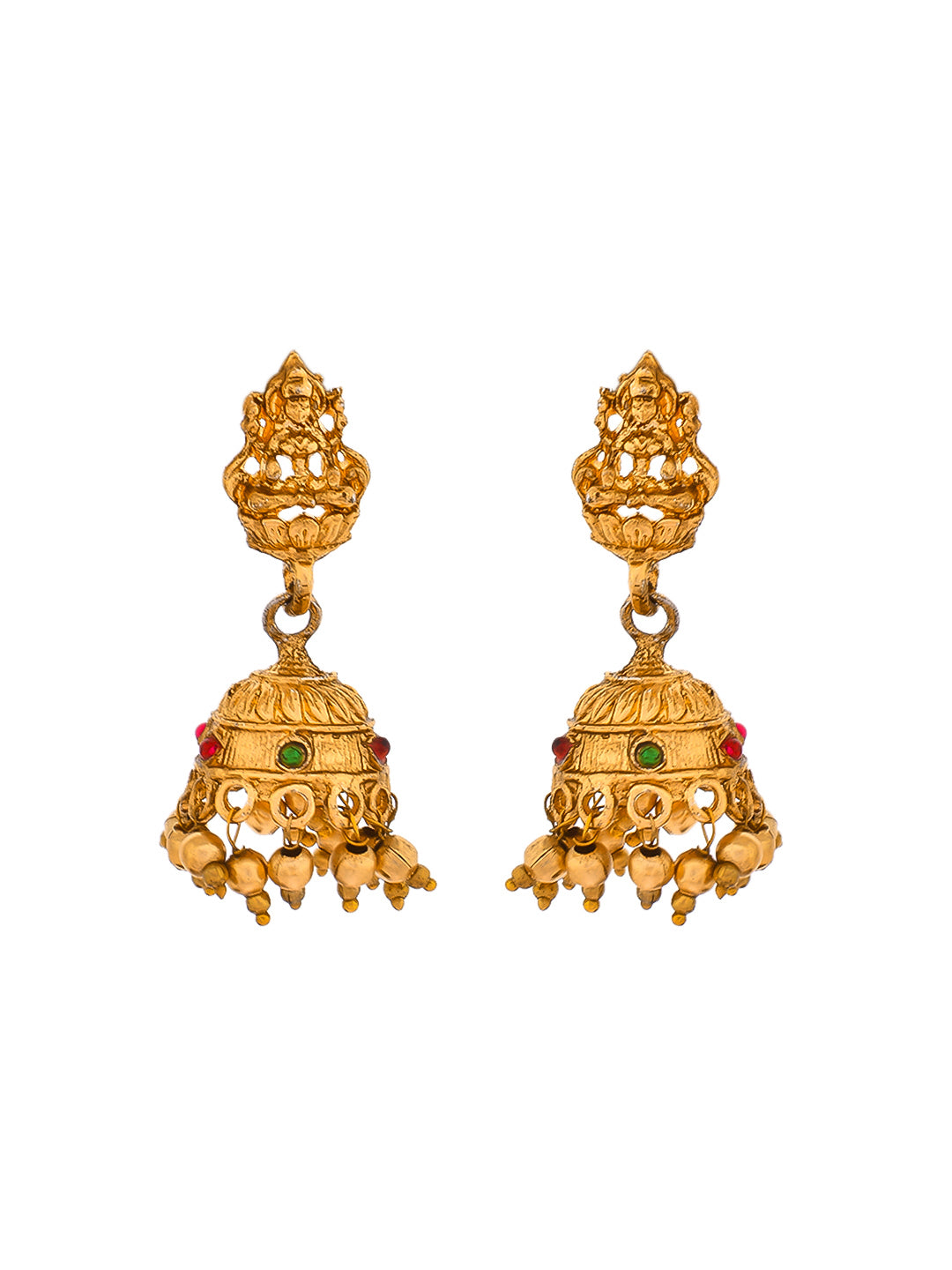 Buy online Gold Temple Jewellery Earrings from fashion jewellery for Women  by Vastradi Jewels for ₹7995 at 0% off | 2024 Limeroad.com