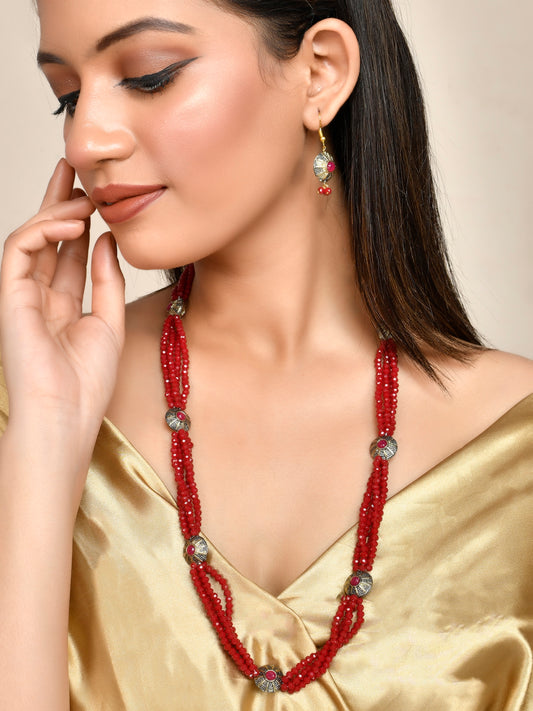 Traditional Long Layered Jewellery Sets for Women Online