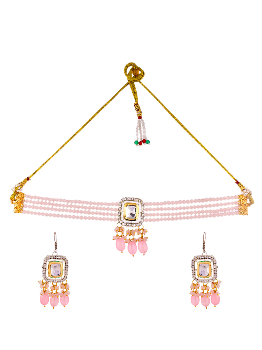 Kundan Layered Choker Jewellery set
