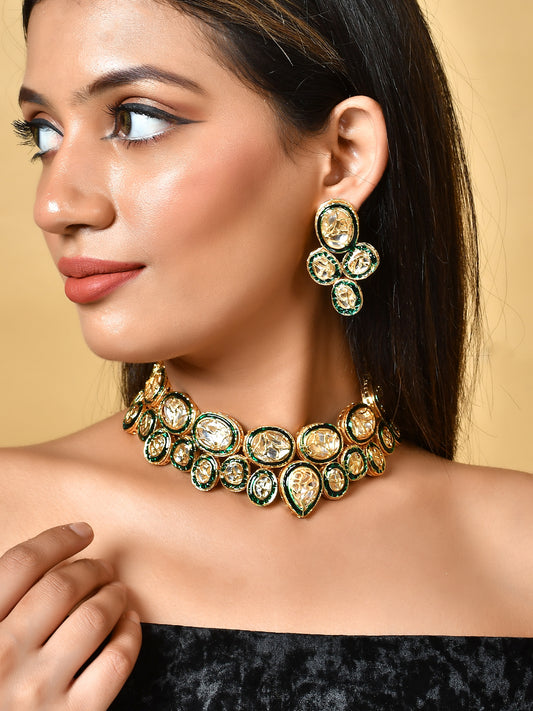 Gold Plated Kundan Meenakari Jewellery Sets for Women Online