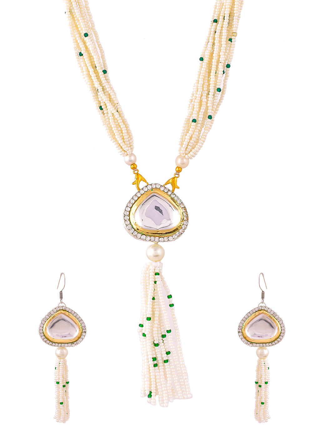 Kundan Long Layered Jewellery Set