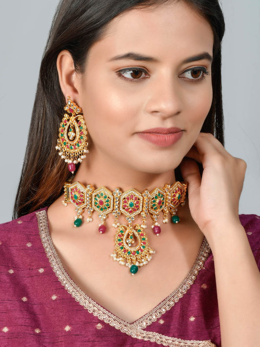 Gold Plated Classic Jewellery Sets for Women Online
