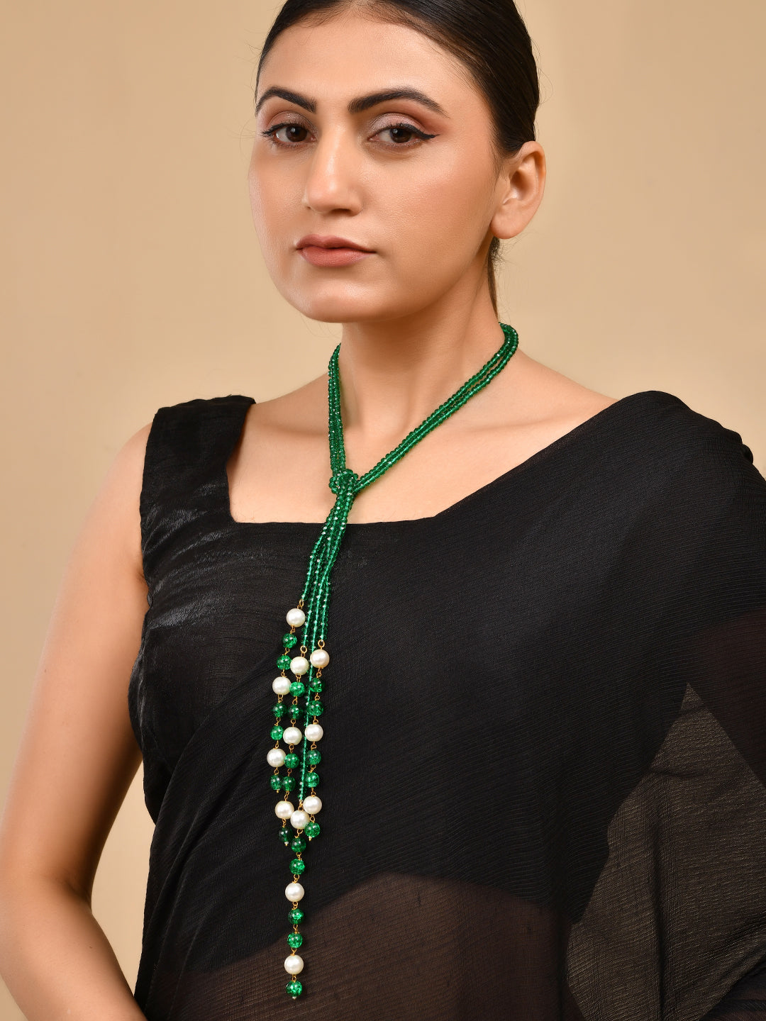 Layered Pearl Beaded Necklace | Luxury Statement Jewelry For Women