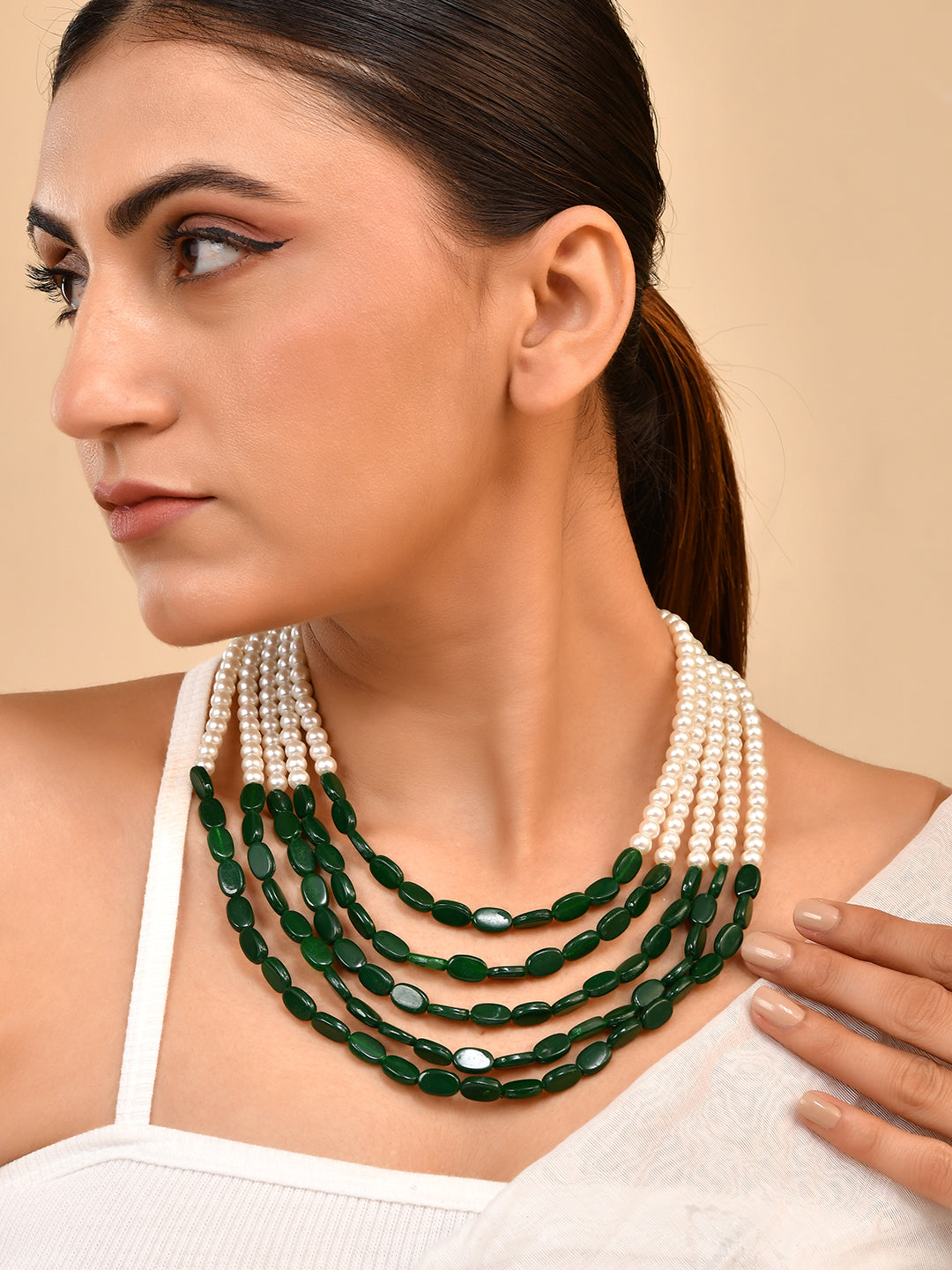 Statement EthnicAdjustable Traditional Necklace Jewellery For Women