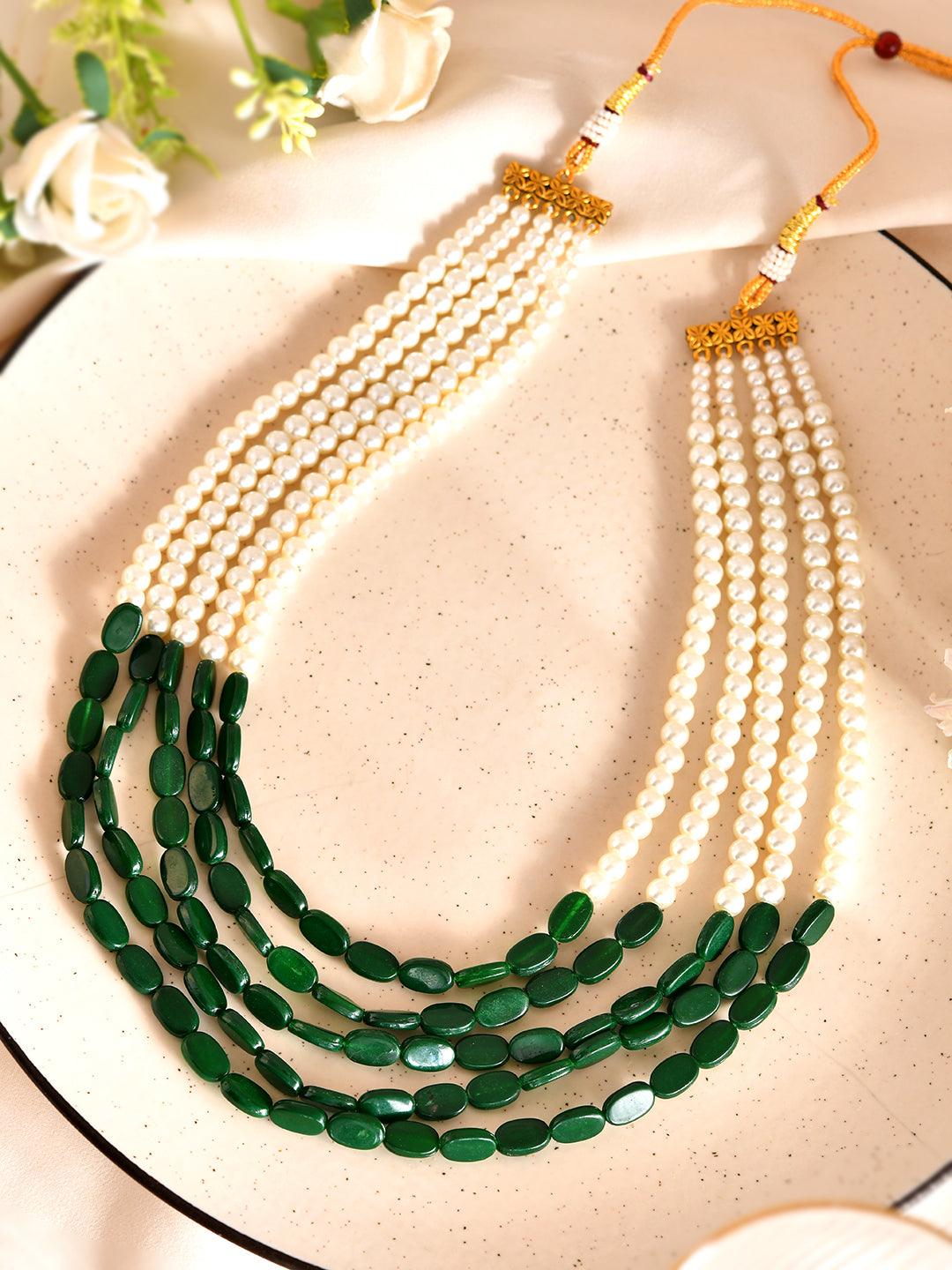 Statement EthnicAdjustable Traditional Necklace Jewellery For Women