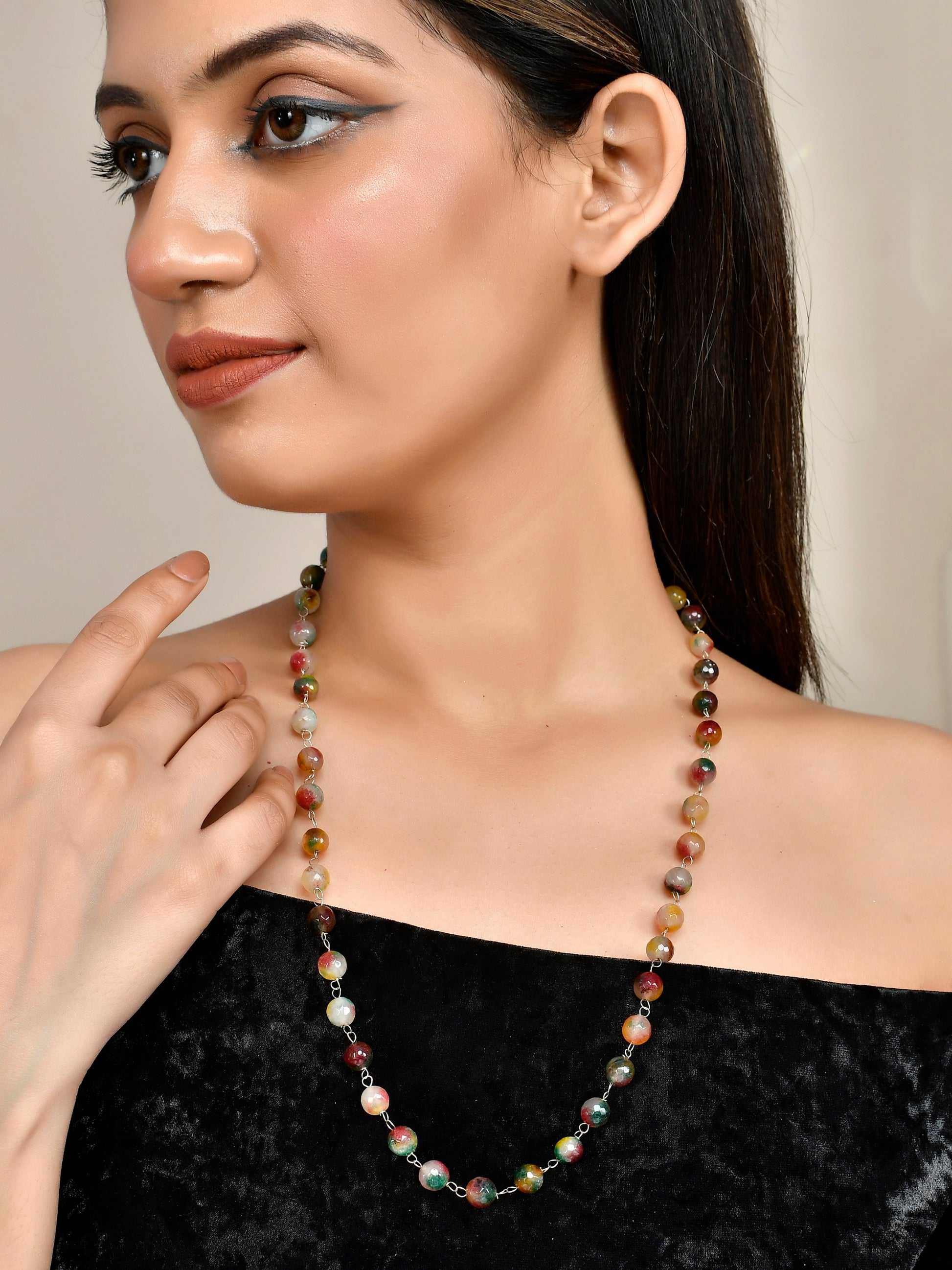 Semi precious Stone Necklace - Main Image