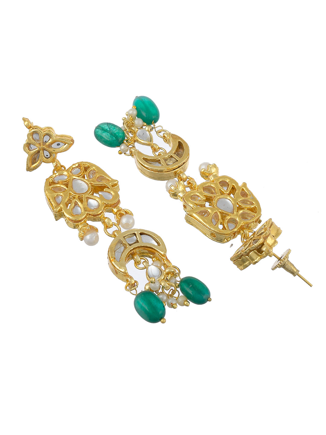 Long Ranihaar Bridal Jadau Jewellery Set