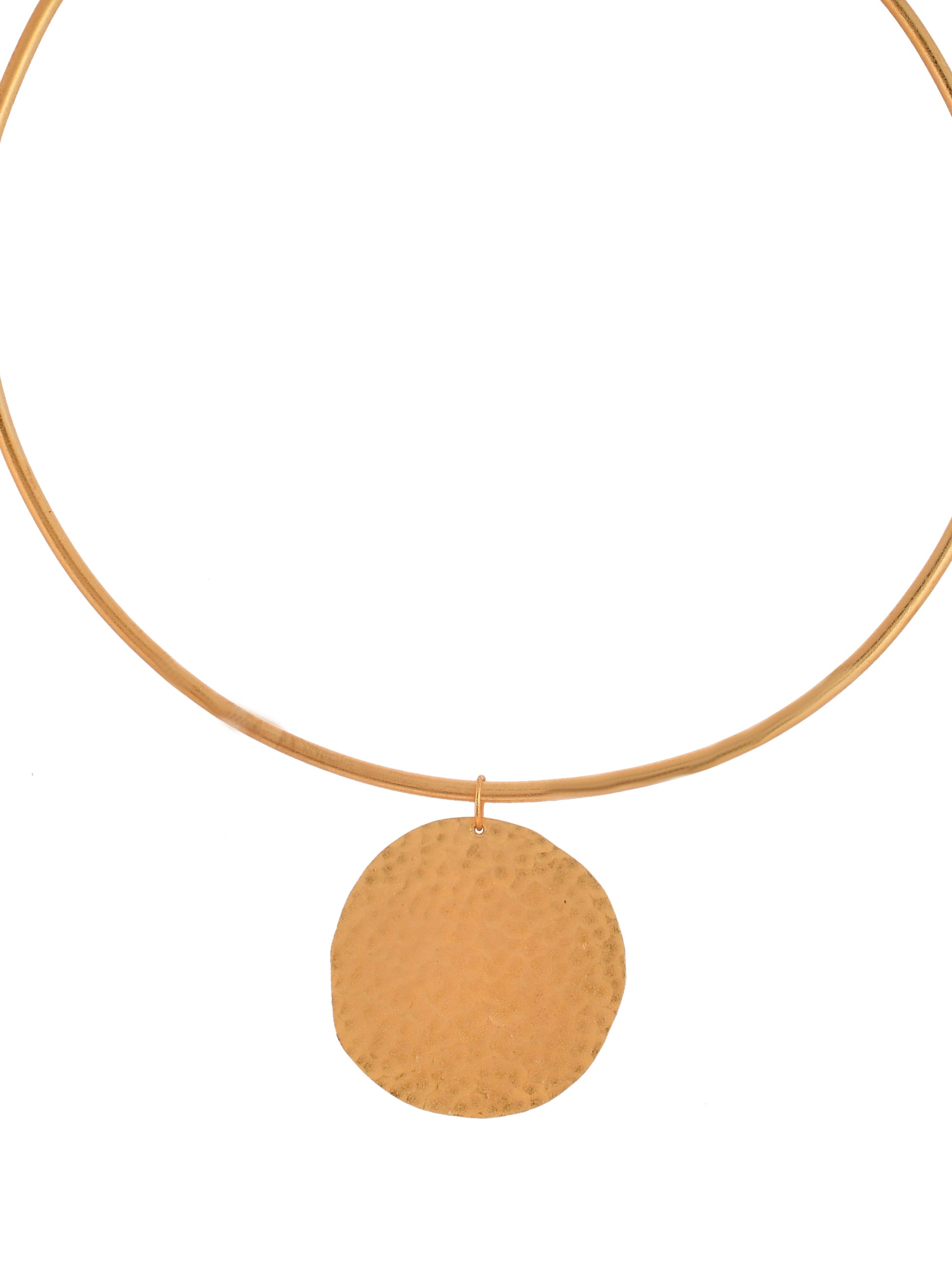 Buy Textured Coin Gold Plated Necklaces for Women Online at