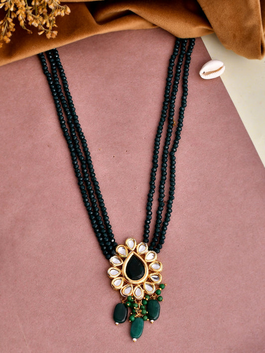 Gold-Plated Brass Layered Necklace