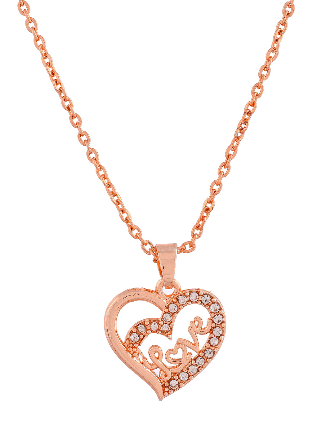 Buy Love Heart Pendant Chains for Women Online at Silvermerc | SBP23U ...