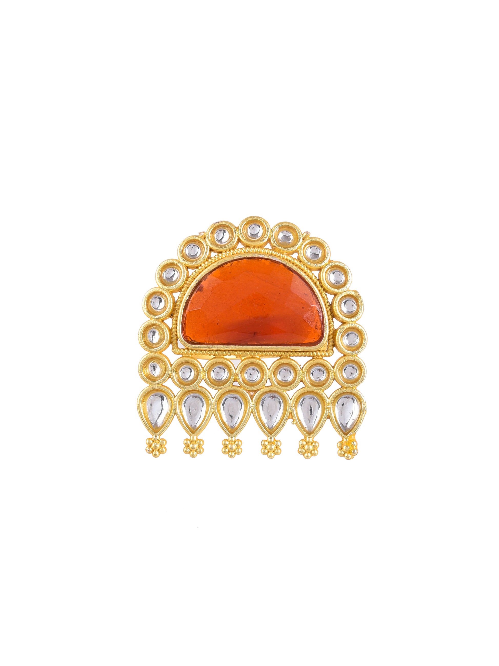 Ethnic Kundan Stone Finger Ring