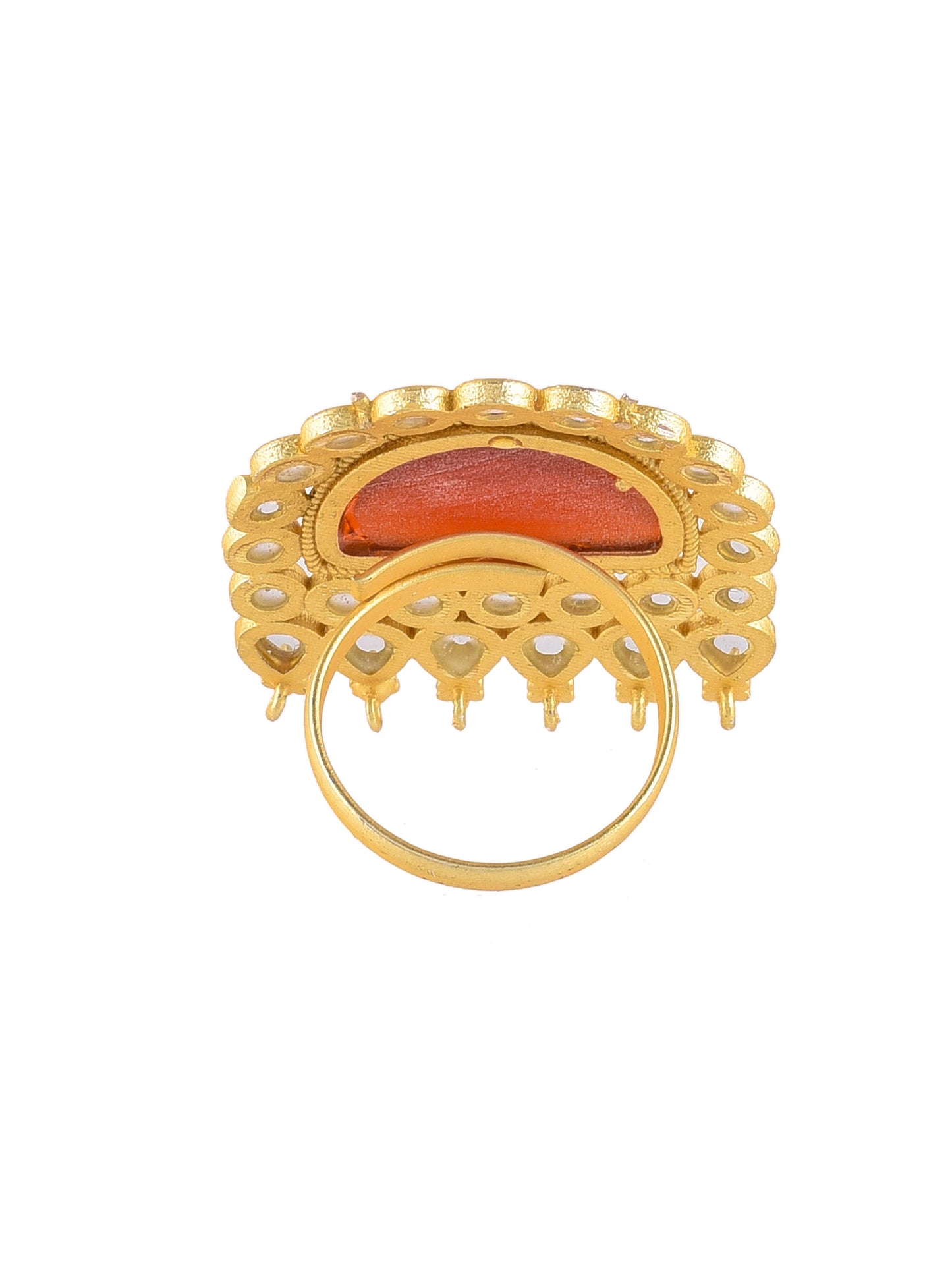 Ethnic Kundan Stone Finger Ring