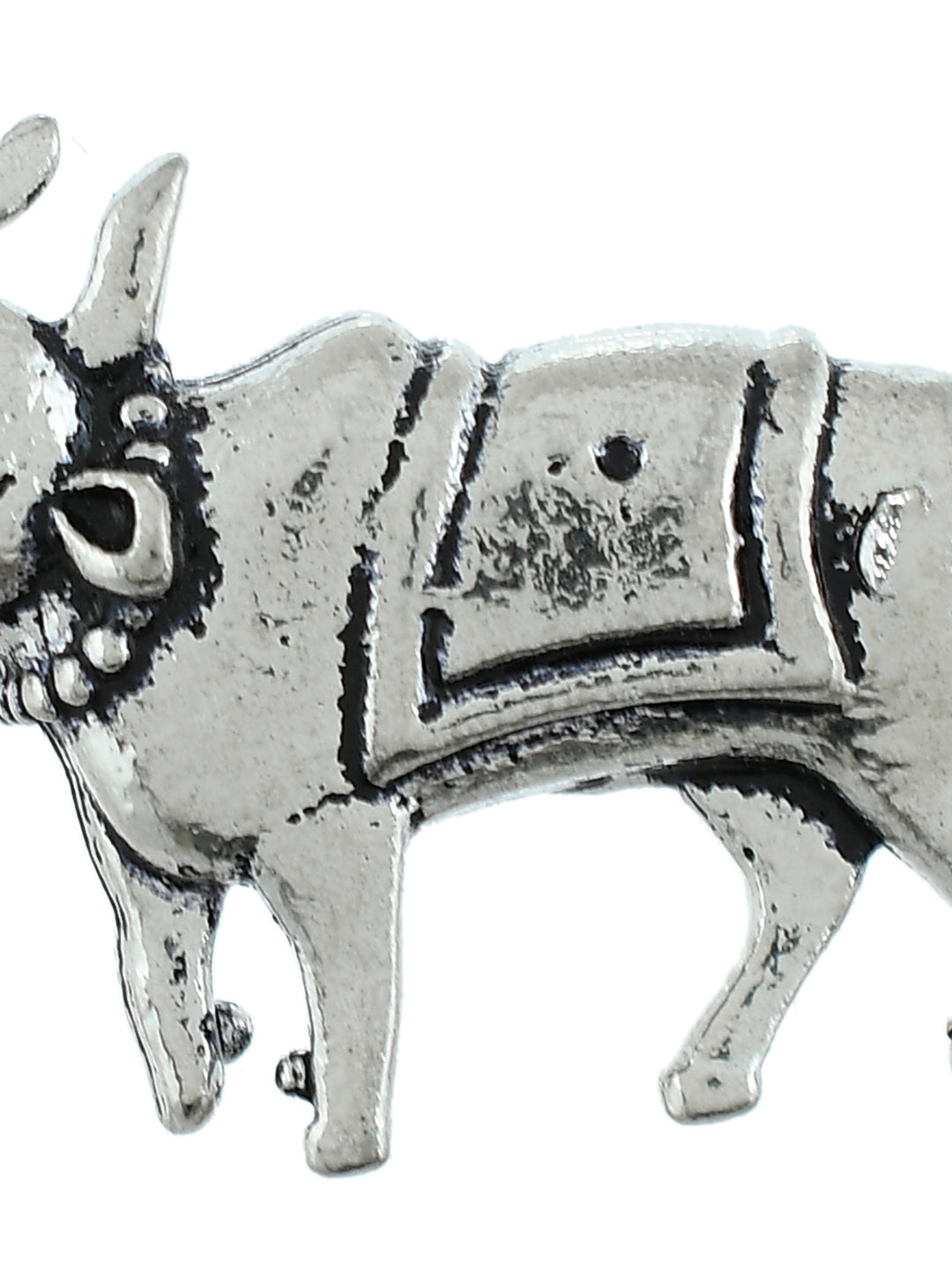 Unique Silver Cow Ring