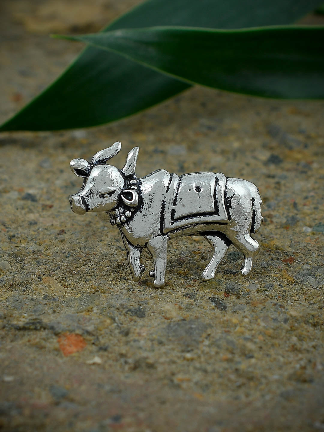 Unique Silver Cow Ring
