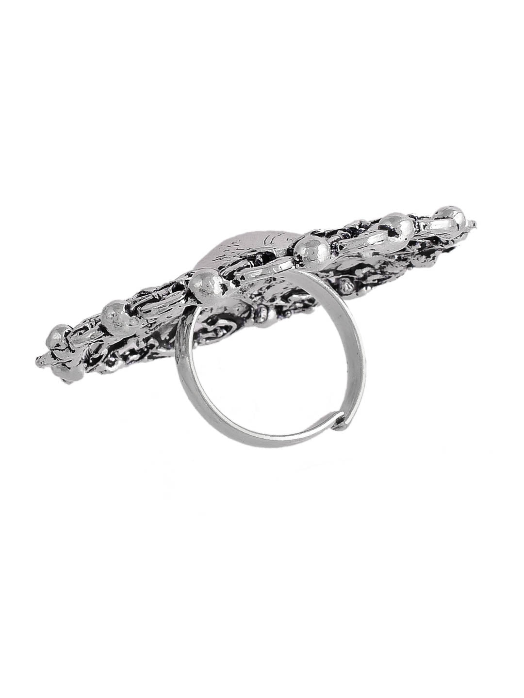 Silver-Plated Handcrafted Finger Ring