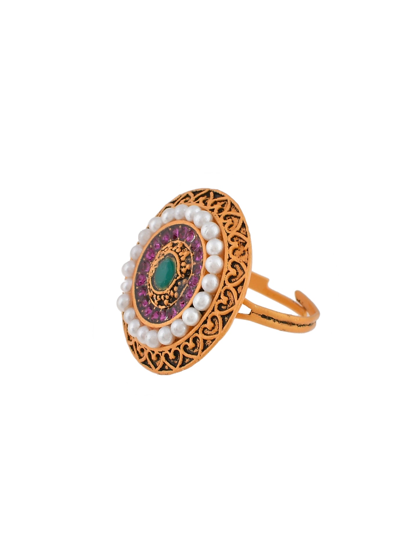 Circular Ethnic Adjustable Finger Rings