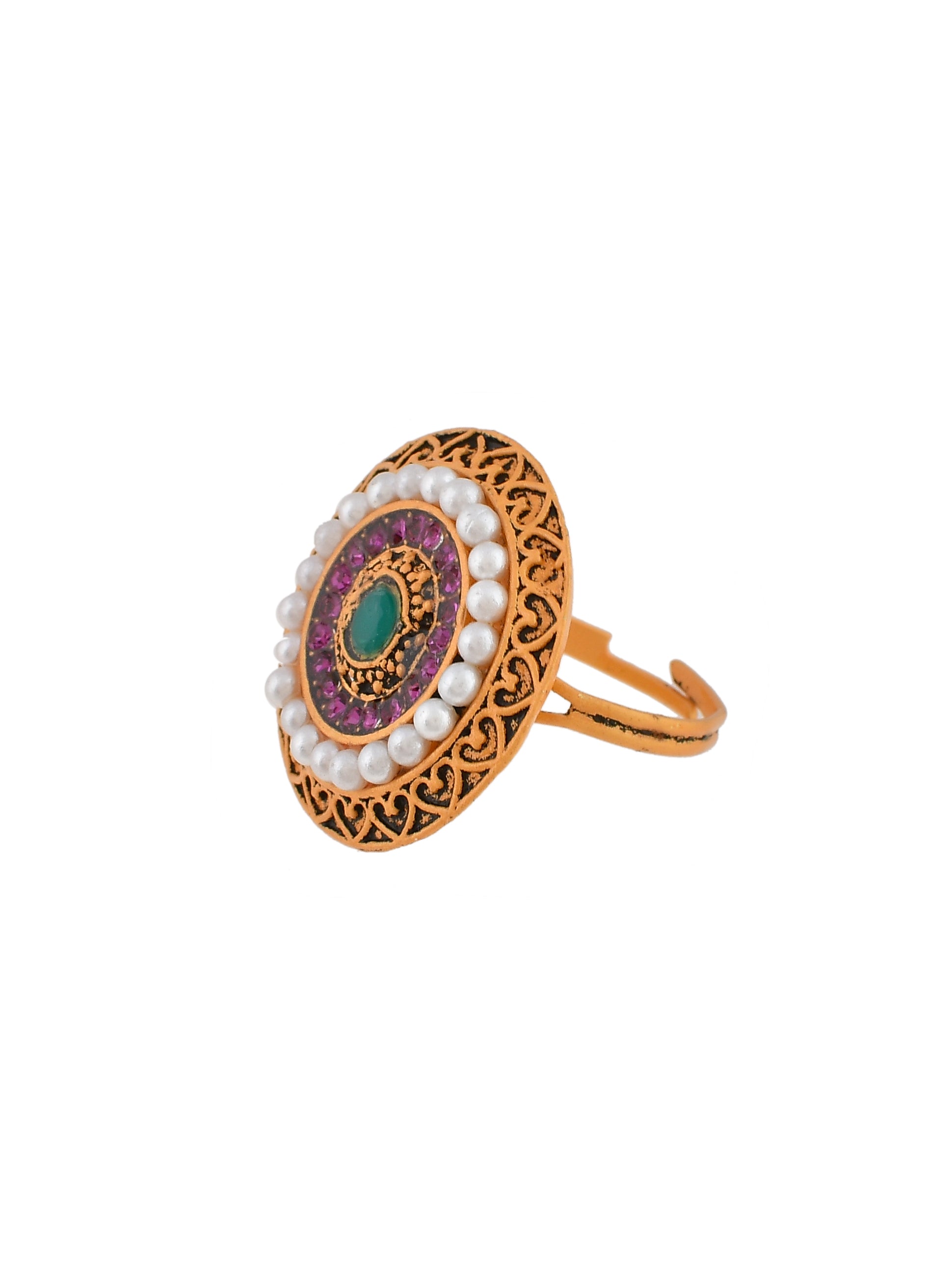 Circular Ethnic Adjustable Finger Rings