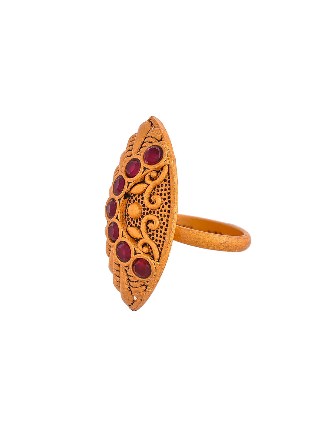 Handcrafted Temple Finger Ring