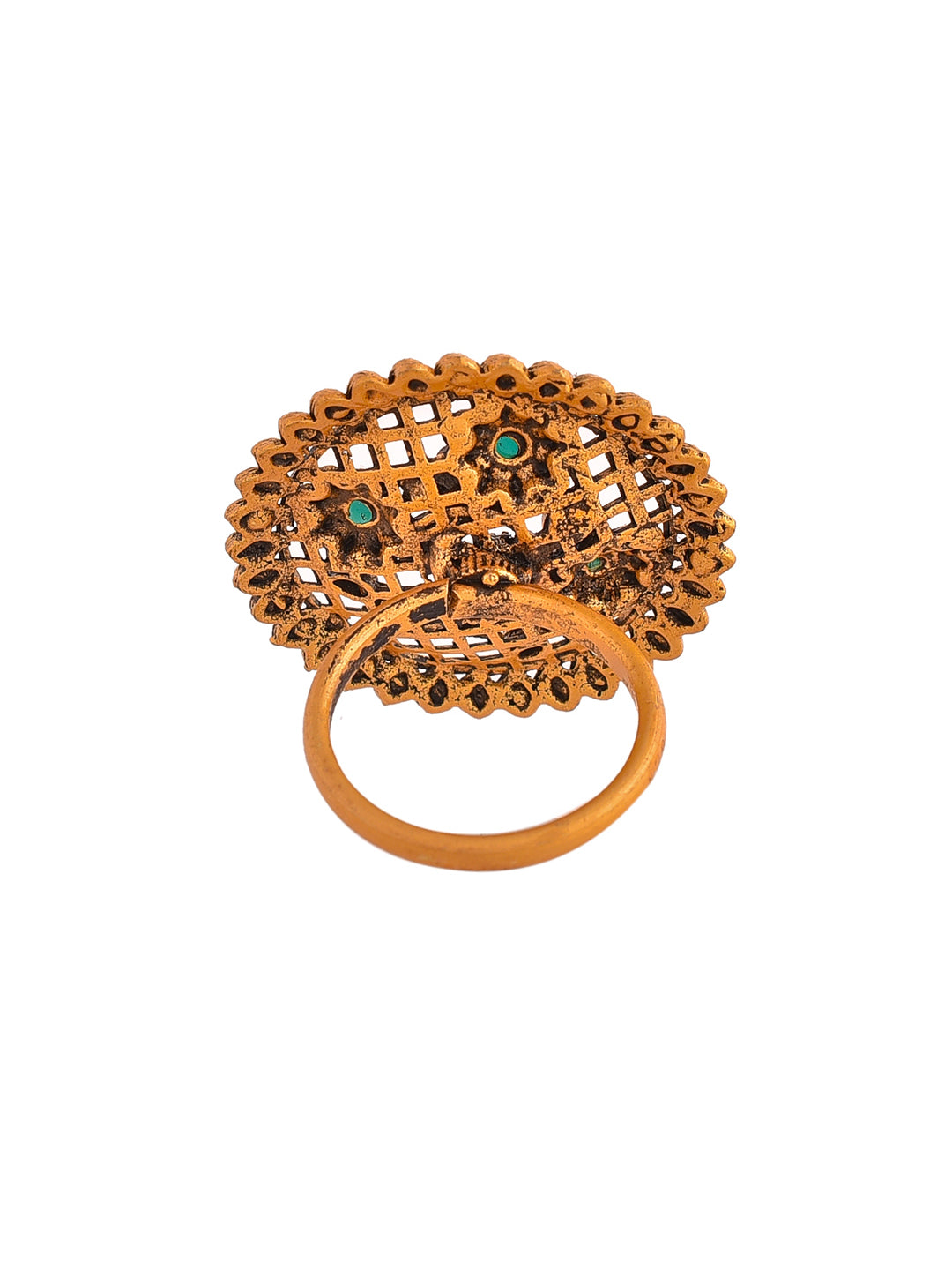 Gold Plated Handcrafted Finger Ring