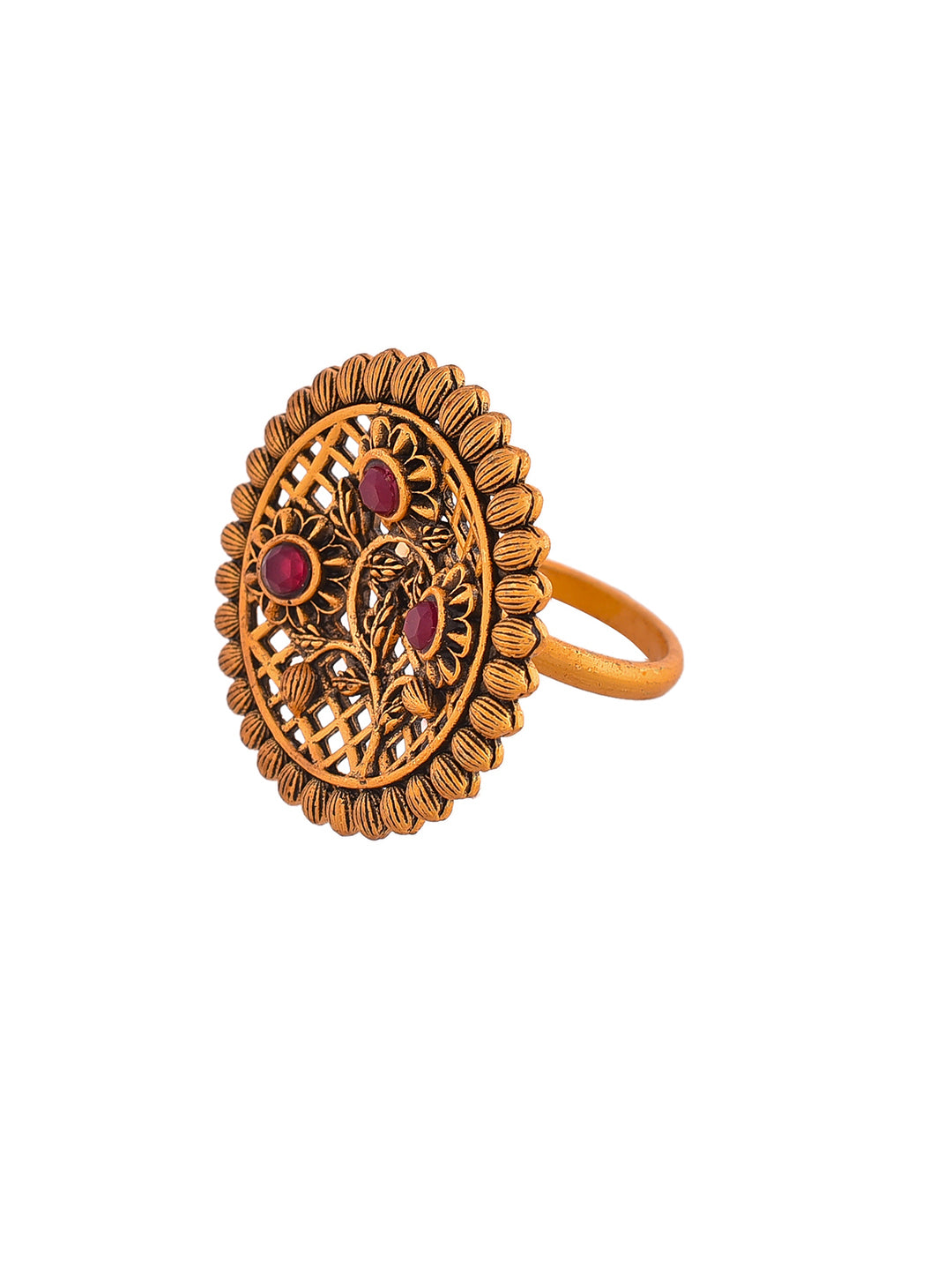 Gold Plated Handcrafted Finger Ring