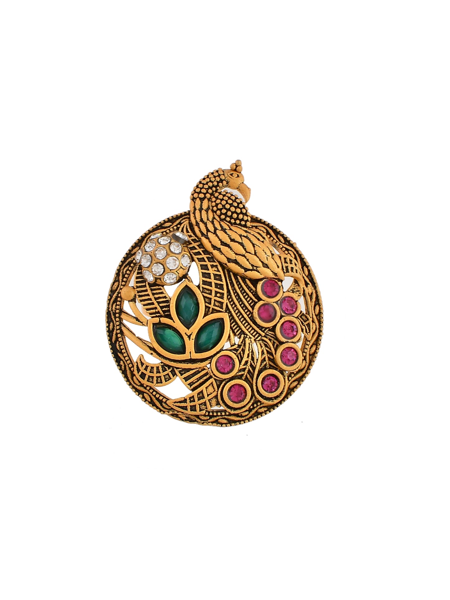 South Indian Gold Plated Adjustable Finger Ring