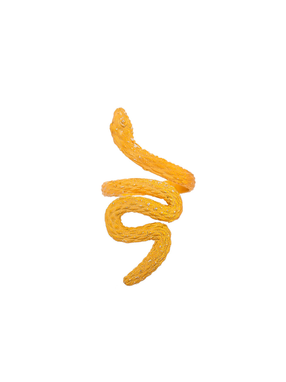 Textured Gold Plated Handcrafted Finger Ring.&nbsp;