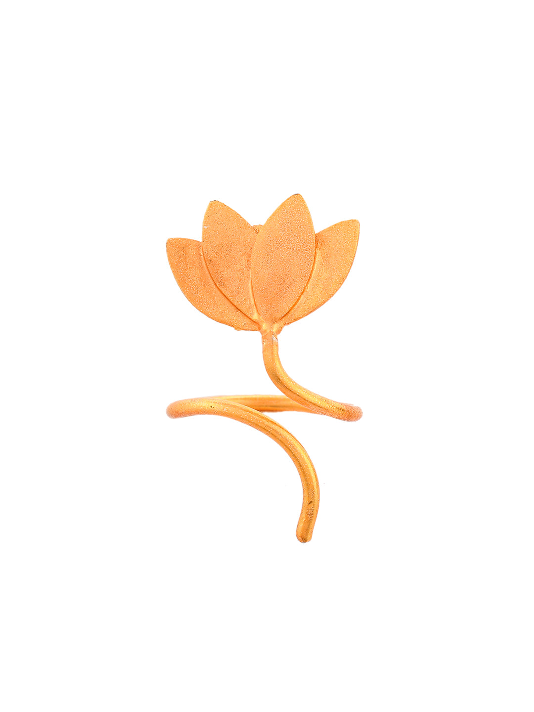 Western Unique Lotus Designer Finger Ring