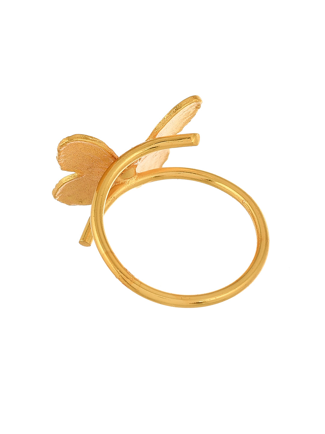 Gold Plated New Life Butterfly Ring