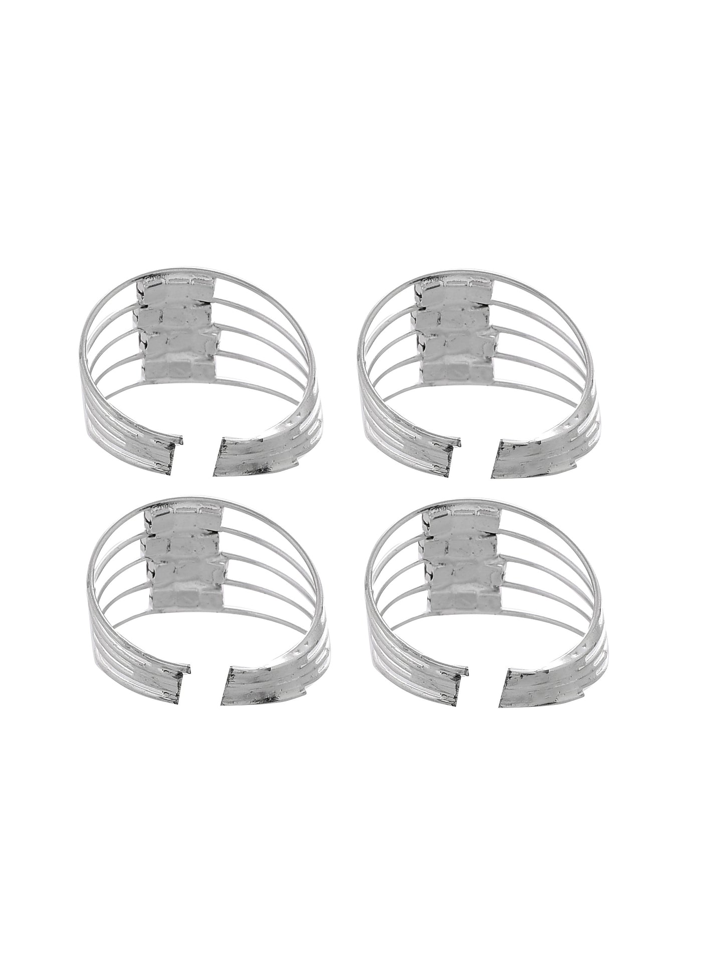 Set of 2 Silver Plated Everyday Wear Toe ring