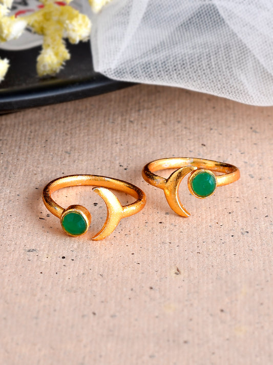 Gold Plated Adjustable Toe Rings for Women Online