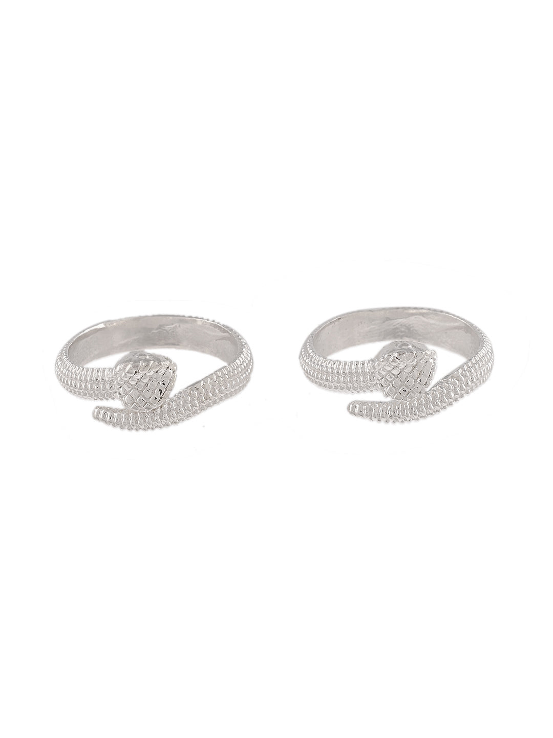 Silver Plated Adjustable Bichiya Toe ring