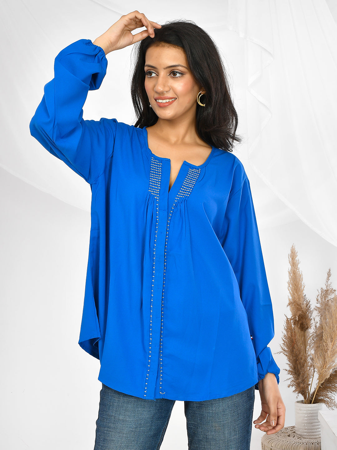 Blue Tops For Women