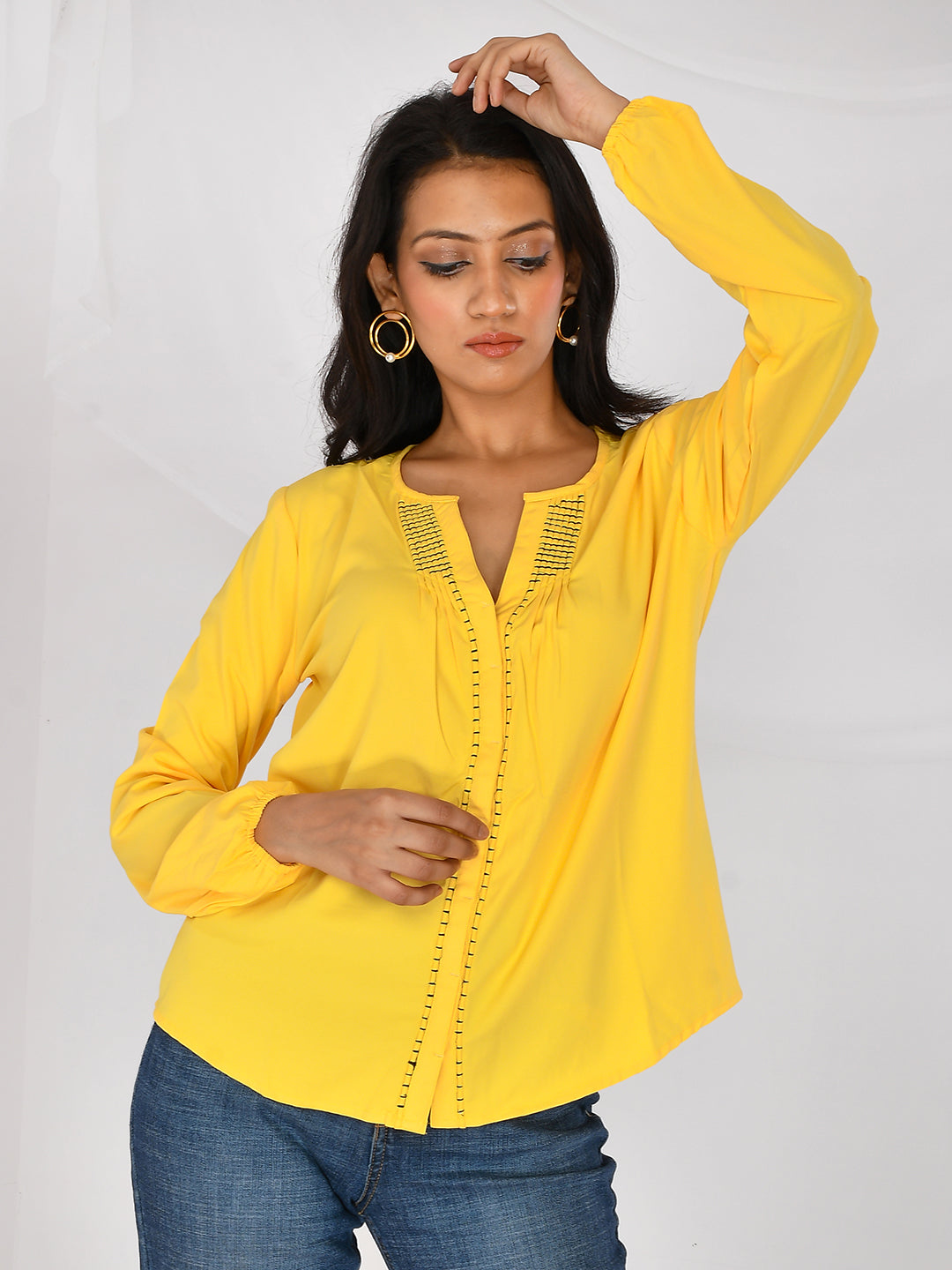 Yellow top For Women