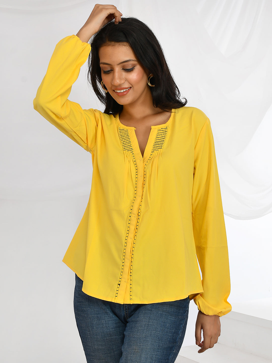 Yellow top For Women