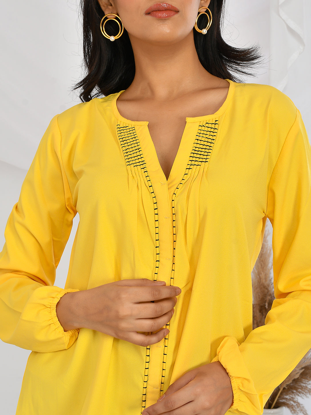 Yellow top For Women