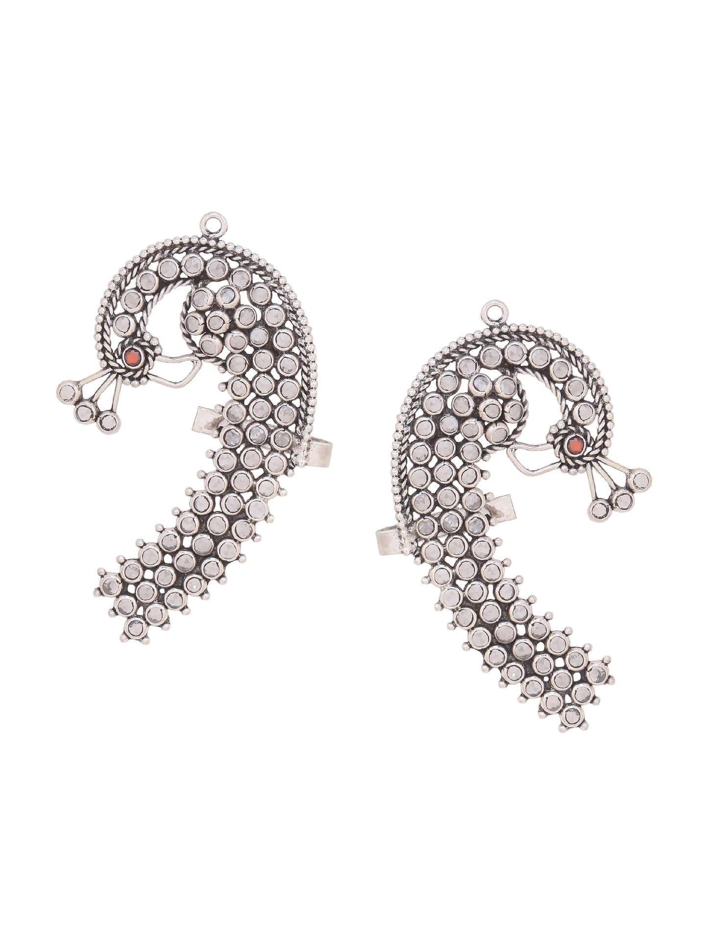 Sterling Silver Karnphool Earrings