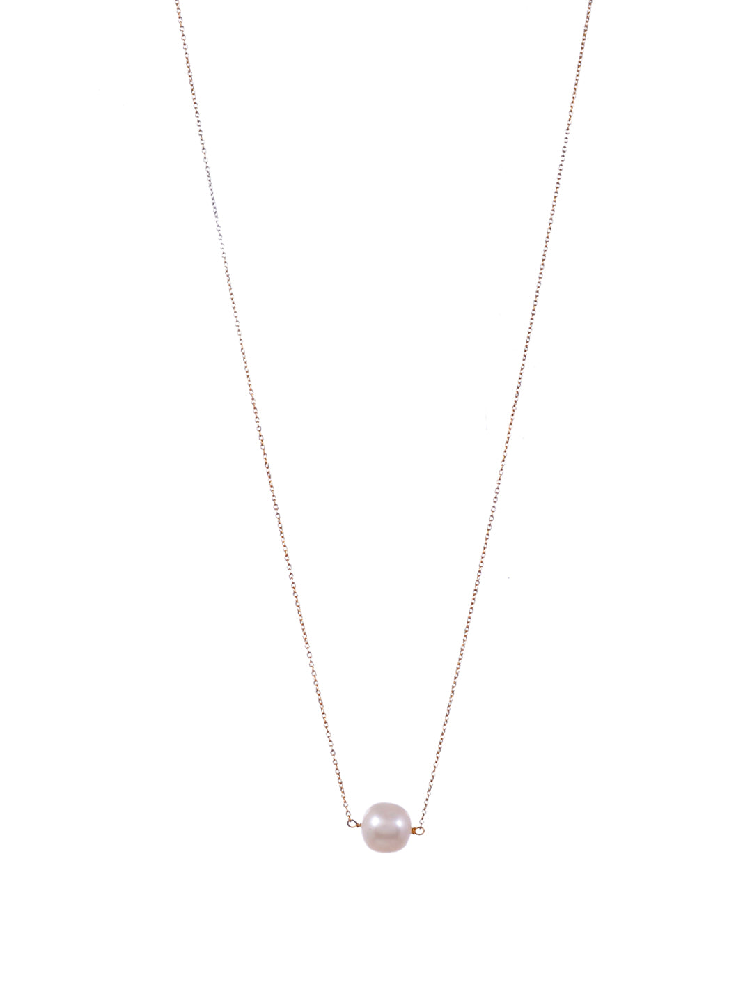 Gold plated Sterling Silver Pearl Chain