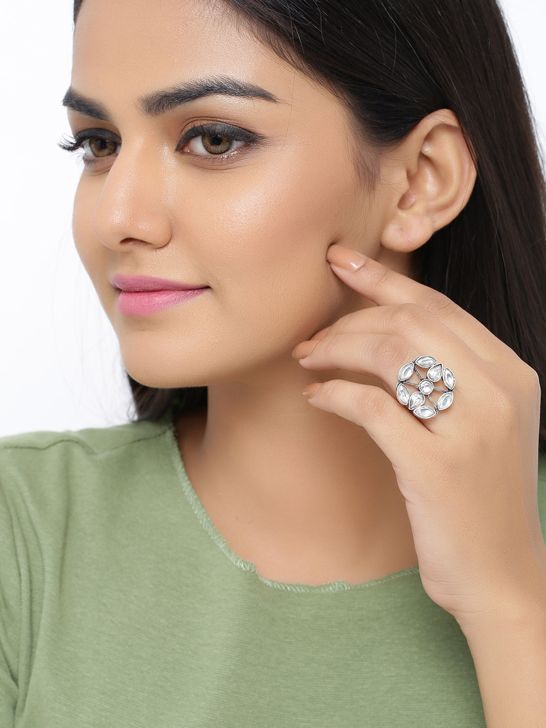 Buy Trendy The Jane Ring Silver rings Online At Best Price In India | World  of FIAN – Worldoffian