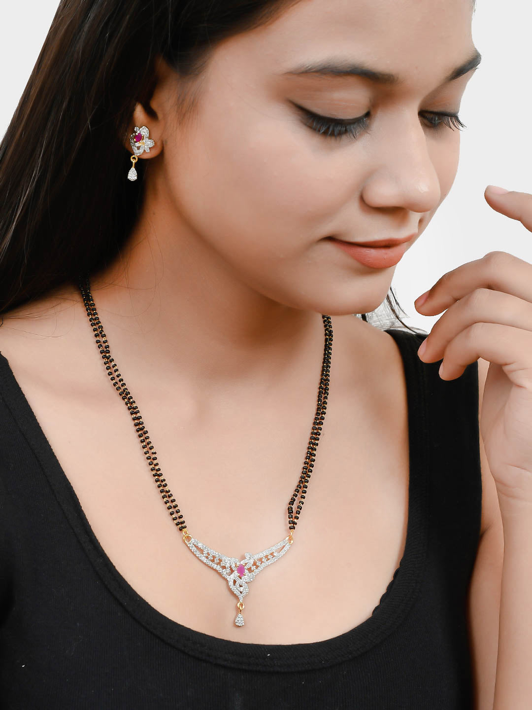 Mangalsutra Holy Auspiciouos Necklace For Women Indian Thread Jewellery